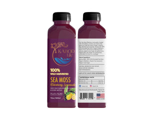 Sea Moss Elderberry Lemonade Drinks (2)Bundle